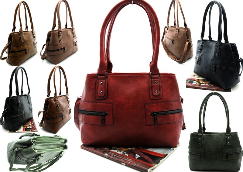 Torebka damska  3355 kuferek z kieszeniami (1)